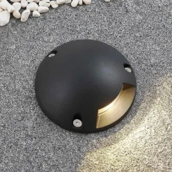 Lindby Udendørs Spot>Huban LED nedgravningsspot, 1 lyskilde