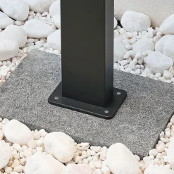 Ilvita LED-vejlampe, 60 cm, antracit, metal, IP54^Lindby New