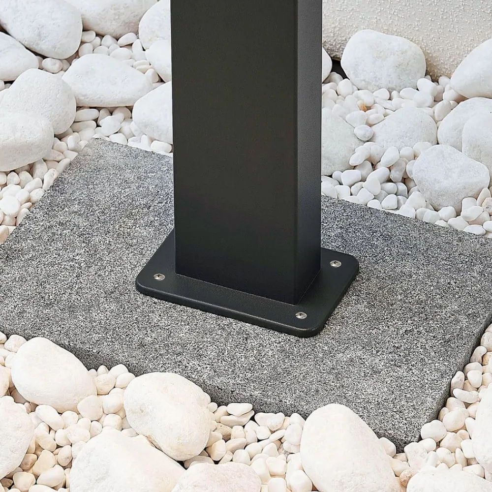 Ilvita LED-vejlampe, 60 cm, antracit, metal, IP54^Lindby New