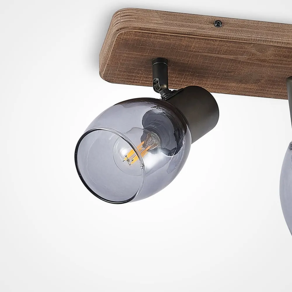 Lindby Loftlamper|Spotlights>Ineska loftspot, 3 lyskilder, kantet