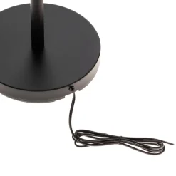 Irmino gulvlampe med røgfarvede glasskærme^Lindby