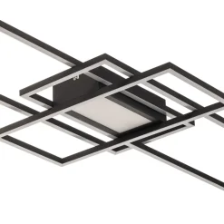 Ismera LED-loftslampe 3 rammer, antracit^Lindby Hot