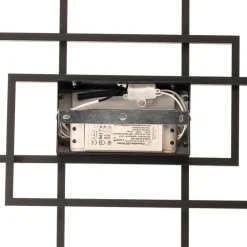 Ismera LED-loftslampe 3 rammer, antracit^Lindby Hot