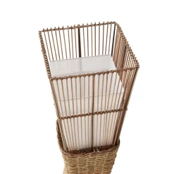 Jacinto gulvlampe, bambus, hamp, højde 130 cm^Lindby Discount