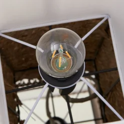 Jacinto gulvlampe, bambus, hamp, højde 130 cm^Lindby Discount