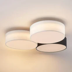 Janita LED-loftlampe, 3-lys, trefarvet^Lindby