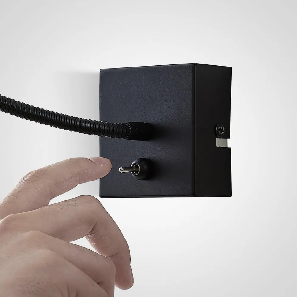 Lindby Væglamper|Væglamper>Jolka LED-læselampe, afbryder, mat sort