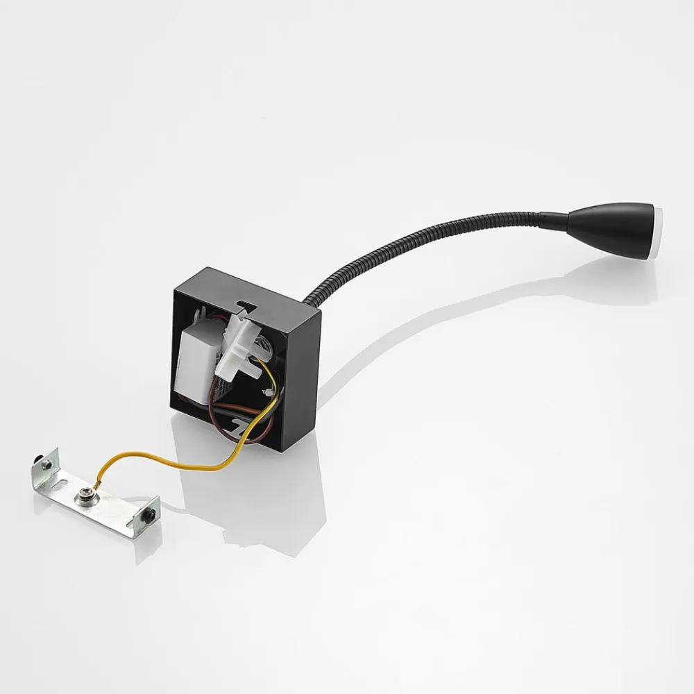 Lindby Væglamper|Væglamper>Jolka LED-læselampe, afbryder, mat sort