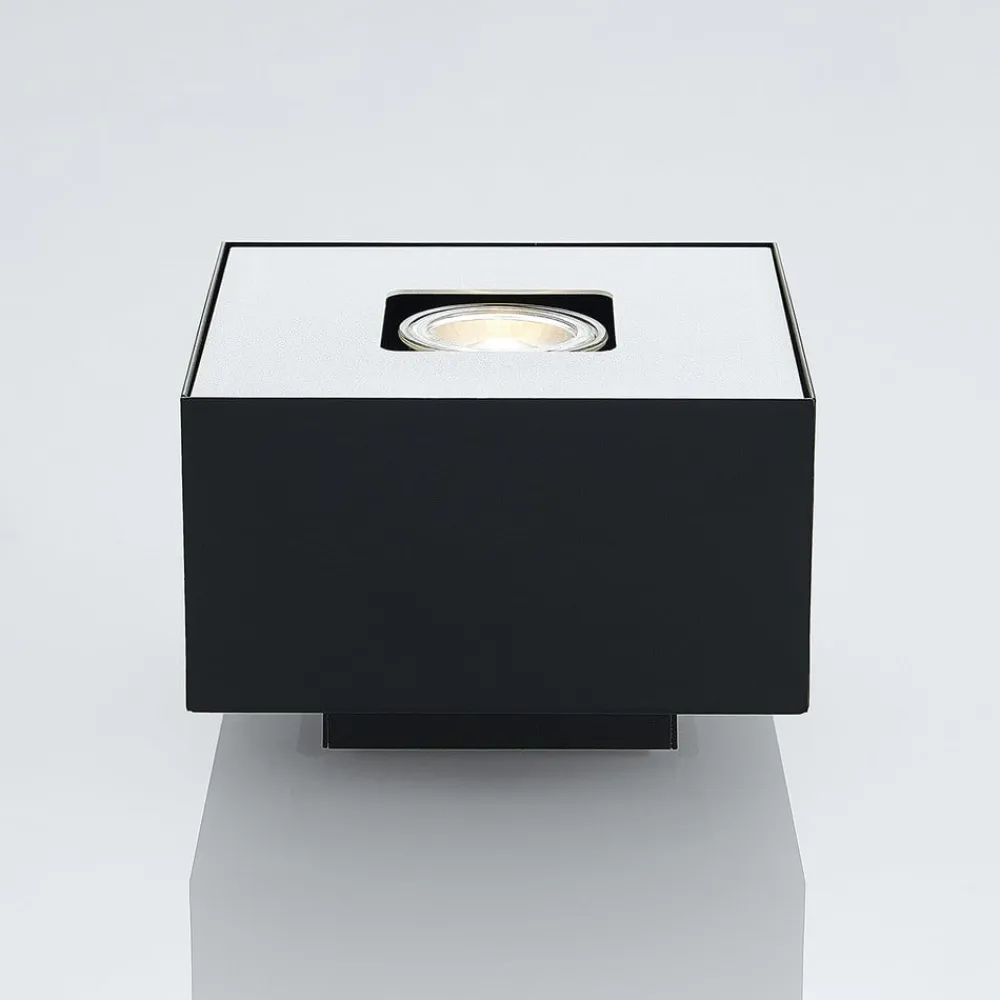 Lindby Loftlamper|Loftlamper>Kasi loftlampe, sort, 1 lyskilde, 14 x 14cm