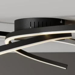 Lindby Katris LED-loftlampe, 58 cm, sort