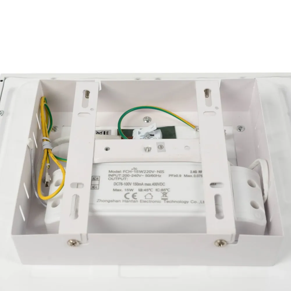 Lindby Kenma LED-panel, CCT, 29,6 cm x 29,6 cm