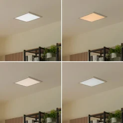 Lindby Kenma LED-panel, CCT, 29,6 cm x 29,6 cm