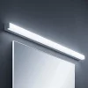 Klea LED-badeværelseslampe, 120 cm, krom, metal, IP44^Lindby Clearance
