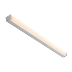 Klea LED-badeværelseslampe, 120 cm, krom, metal, IP44^Lindby Clearance