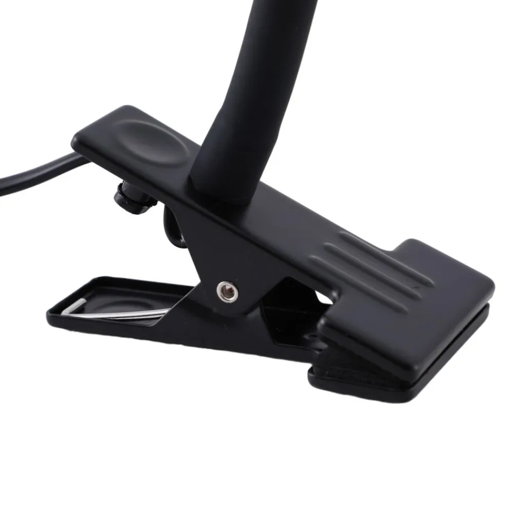 Lindby Arbejdsrum/Kontor>klemmelampe Jyla sort linse 3000K fleksibel arm GX53