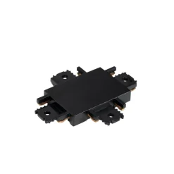 Lindby Skinnesystem>krydsstik Lumaro, sort, plast