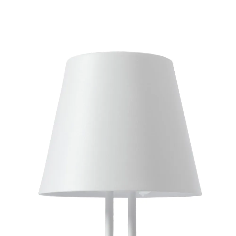 LED genopladelig bordlampe Janea TWIN, hvid, metal^Lindby Hot