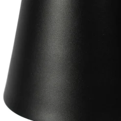 LED genopladelig bordlampe Janea CROSS, sort, metal^Lindby Best