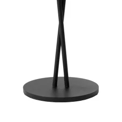 LED genopladelig bordlampe Janea CROSS, sort, metal^Lindby Best