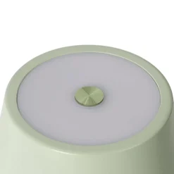 LED genopladelig bordlampe Janea CROSS, grøn, metal^Lindby Discount