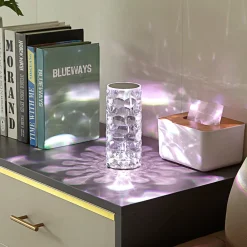 LED genopladelig bordlampe Louane, 18,5 cm, USB, RGBW^Lindby New