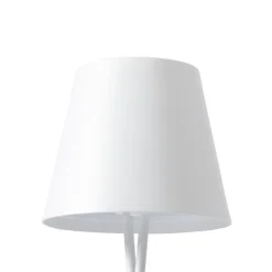 LED genopladelig bordlampe Janea CROSS, hvid, metal^Lindby Hot