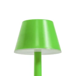 Lindby LED genopladelig lampe Gaja, grøn, USB, IP44, RGBW, dæmpbar