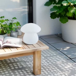 LED genopladelig udendørs bordlampe Vernate, RGBW, hvid, dæmpbar^Lindby Sale