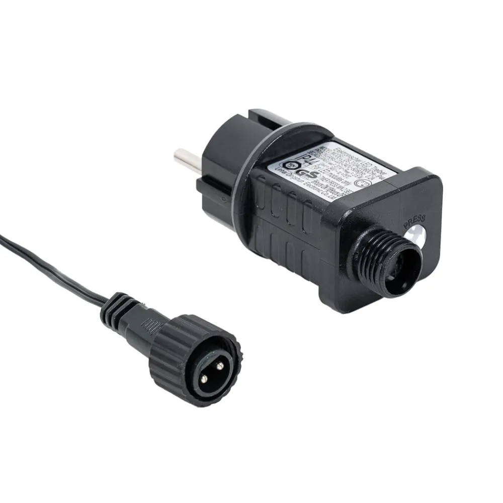 Lindby Dekorationsbelysning|Julepynt>LED lyskæde Pingo, timerfunktion, 745 cm, IP44