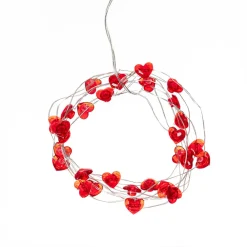 LED lyskæde Titciana, hjerte, valentinsdag, 320 cm^Lindby Hot