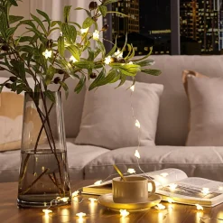 Lindby LED lyskæde Titciana, spøgelse, Halloween, 320 cm