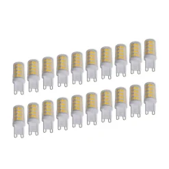 LED penlight, sæt med 20 stk, G9, 3 W, klar, 3.000 K^Lindby Clearance