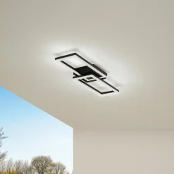 Lindby LED udendørs loftlampe Finian, 64 cm x 21 cm, CCT dæmpbar