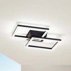 LED udendørs loftlampe Finian, 48 cm x 48 cm, CCT dæmpbar^Lindby Hot