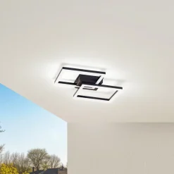 LED udendørs loftlampe Finian, 48 cm x 48 cm, CCT dæmpbar^Lindby Hot