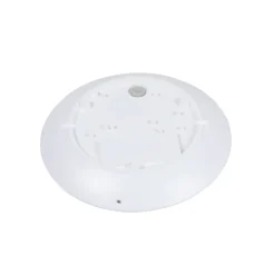 Lindby LED udendørs loftlampe Naira, hvid, sensor, 30 cm, IP65