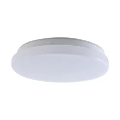 LED udendørs loftslampe Kirkola, 3000 K, Ø 26 cm, hvid^Lindby Online
