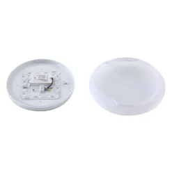 LED udendørs loftslampe Kirkola, 3000 K, Ø 26 cm, hvid^Lindby Online