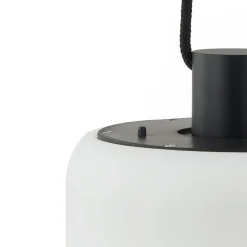 Lindby LED udendørs pendel Eleia, 2.700 K, 16 cm, genopladeligt batteri