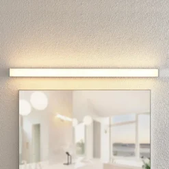 LED-badeværelseslampe Klea, 90 cm, krom, metal, IP44^Lindby Discount