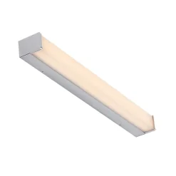 LED-badeværelseslampe Klea, 60 cm, krom, metal, IP44^Lindby Best