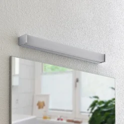 LED-badeværelseslampe Klea, 60 cm, krom, metal, IP44^Lindby Best
