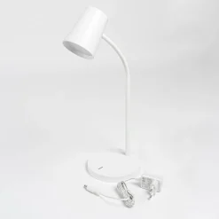 LED-bordlampe Ailina, højde 36 cm, hvid, dæmpbar^Lindby Best