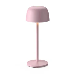 Lindby LED-bordlampe Arietty, pink, dæmpbar, IP54