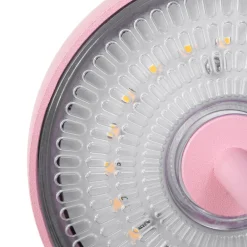 Lindby LED-bordlampe Arietty, pink, dæmpbar, IP54