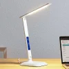Lindby Arbejdsrum/Kontor|Bordlamper>LED-bordlampe Ludmilla, højde 34 cm, hvid, display