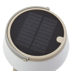 LED-bordlampe Mikkel, beige, dæmpbar, 7 cm^Lindby Online