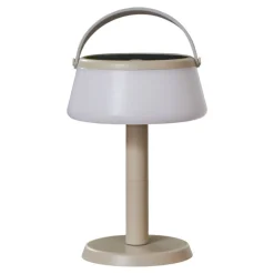 LED-bordlampe Mikkel, beige, dæmpbar, 7 cm^Lindby Online