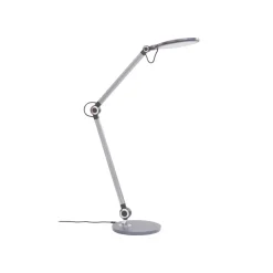 LED-bordlampe Nyxaris, grå, metal, CCT, 50 cm^Lindby Hot