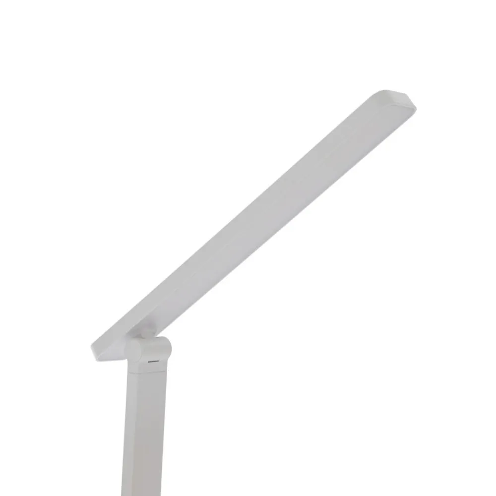 Lindby Arbejdsrum/Kontor>LED-bordlampe Rylas, hvid, USB, CCT